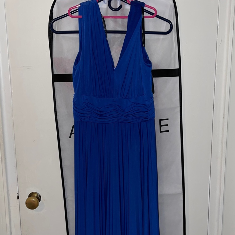 Suzi Chin Cobalt Blue Dress